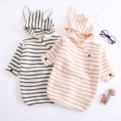 comfy stripped Hooded sleeping Bag