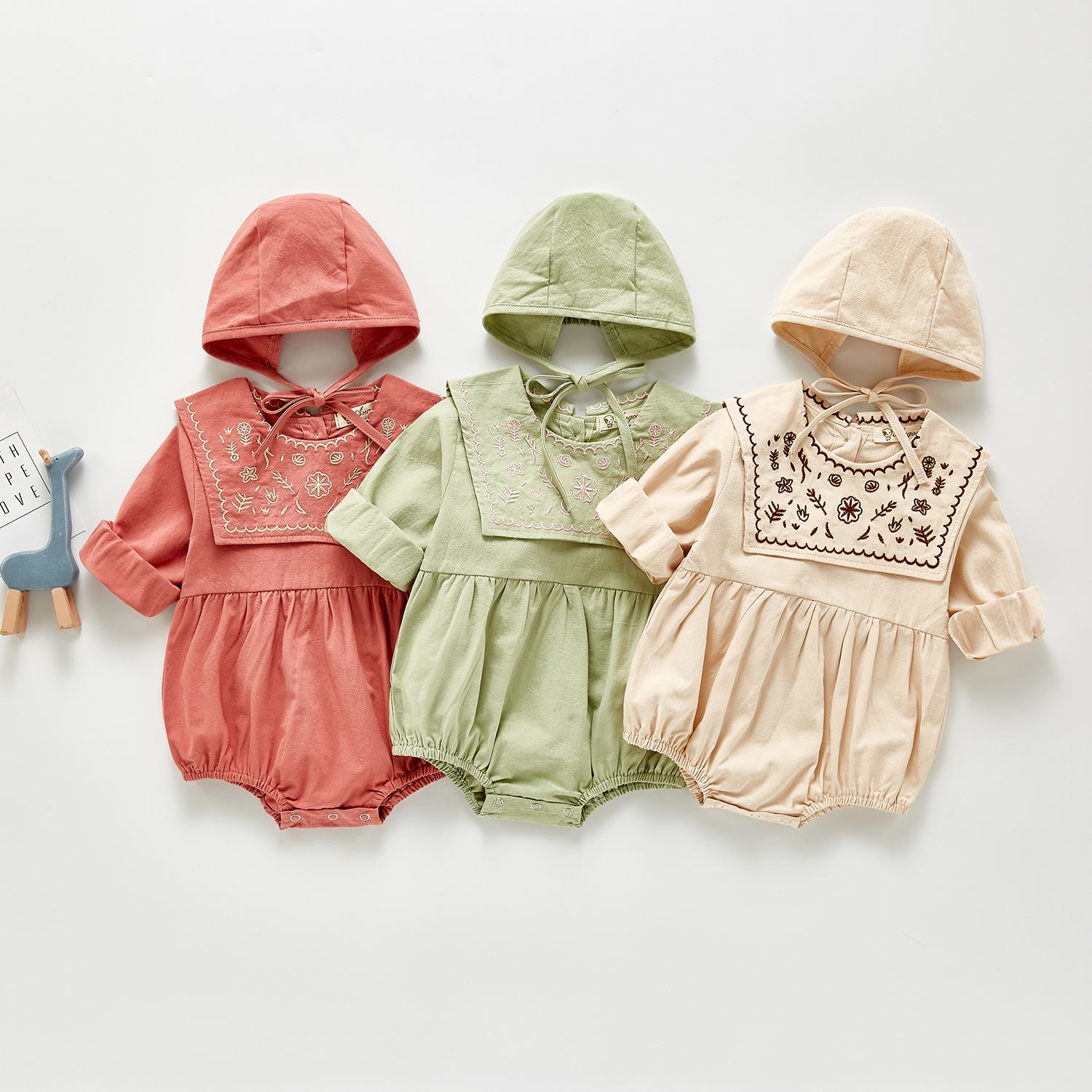2011 new arrival spring design cotton baby rompers for newborn baby