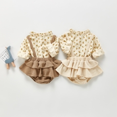 2021 New Baby Girl Clothes Set 2 pcs/set Top+Pants Girls Outwear Wholesale
