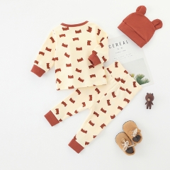 Bear T-shirt+pants sets