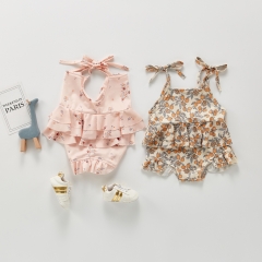 2021 new arrival baby girl swimming sets wholesale