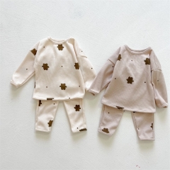 Best Seller! Baby Unisex Bear Home Wear Sets Wholesale