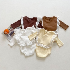 Baby Girl Pit Bar Romper Combo Vest Wholesale