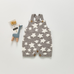 Baby Boys' Overalls Star Pattern Wholesale