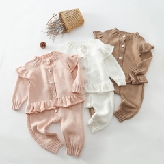 Angoubebe Baby Newborn Knitted Sweater Romper Longsleeve Jumpsuit Wholesale