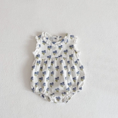 2022 baby clothes babies' cotton short-sleeved triangle romper for baby girls summer sister clothes children skirt wholesale