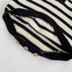 Infant Baby Unisex Hoodie Knitting Sweater Strips Wholesale