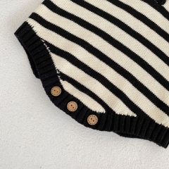 Infant Baby Unisex Hoodie Knitting Sweater Strips Wholesale