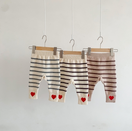 Infant Baby Strips Knitting Pants Wholesale