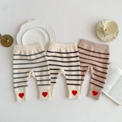 Infant Baby Strips Knitting Pants Wholesale