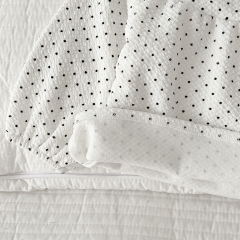 Infant Baby Girl Polka Dot Pattern Long Sleeve Tops Combo Shorts Sets Wholesale