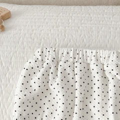 Infant Baby Girl Polka Dot Pattern Long Sleeve Tops Combo Shorts Sets Wholesale