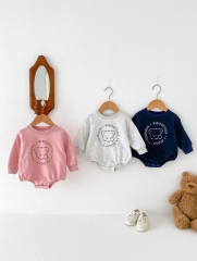 Infant Baby 2023 New Autumn Little Bear Head One Piece Wholesale