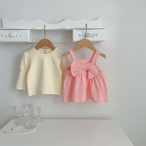 2023 New Arrival Toddler Girls 2 Colors Dress Wholesale
