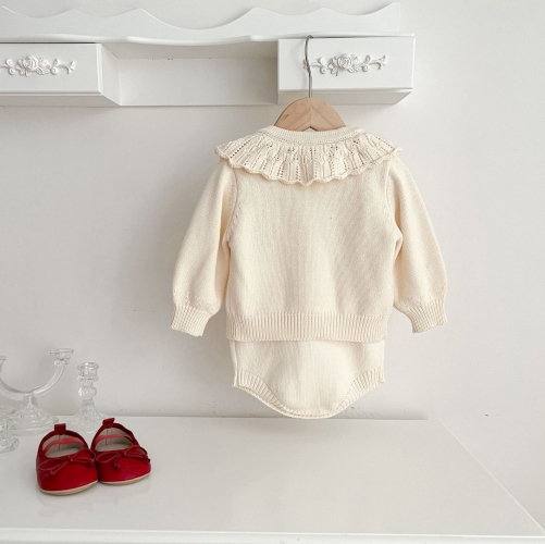 2023 New Autumn Infant Baby Girls Embroidery Combo Overalls In Sets Wholesale