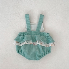 2023 Baby Girls Rabbit Design Shirt Combo Corduroy Romper In Sets Wholesale 2023 Baby Girls Rabbit Design Shirt Combo Corduroy Romper In Sets Wholesale