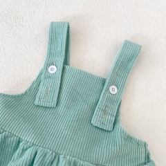 2023 Baby Girls Rabbit Design Shirt Combo Corduroy Romper In Sets Wholesale 2023 Baby Girls Rabbit Design Shirt Combo Corduroy Romper In Sets Wholesale