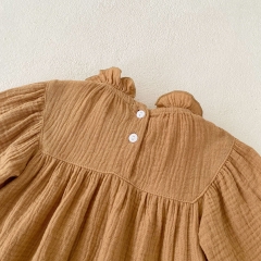 Baby Gilrs 2023 New Autumn Embroidery Long Sleeve One Piece Wholesale Baby Gilrs 2023 New Autumn Embroidery Long Sleeve One Piece Wholesale