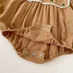 Baby Gilrs 2023 New Autumn Embroidery Long Sleeve One Piece Wholesale Baby Gilrs 2023 New Autumn Embroidery Long Sleeve One Piece Wholesale