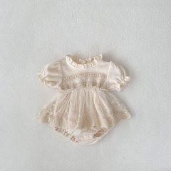 New Arrivals Infant Baby Girls Laces One Piece Wholesale
