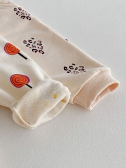 2024 Autumn Infant Baby Unisex Simple Pattern Long Sleeves Pullover With Pants Casual Sets Wholesale 2024 Autumn Infant Baby Unisex Simple Pattern Long Sleeves Pullover With Pants Casual Sets Wholesale