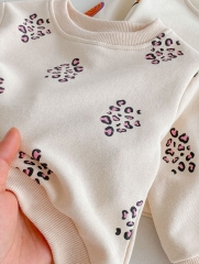 2024 Autumn Infant Baby Unisex Simple Pattern Long Sleeves Pullover With Pants Casual Sets Wholesale 2024 Autumn Infant Baby Unisex Simple Pattern Long Sleeves Pullover With Pants Casual Sets Wholesale