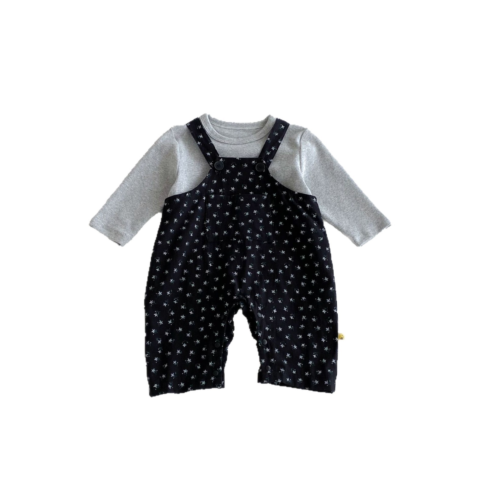 Autumn Arrival Baby Girls Long Sleeves Flowers Embroidered bodysuit