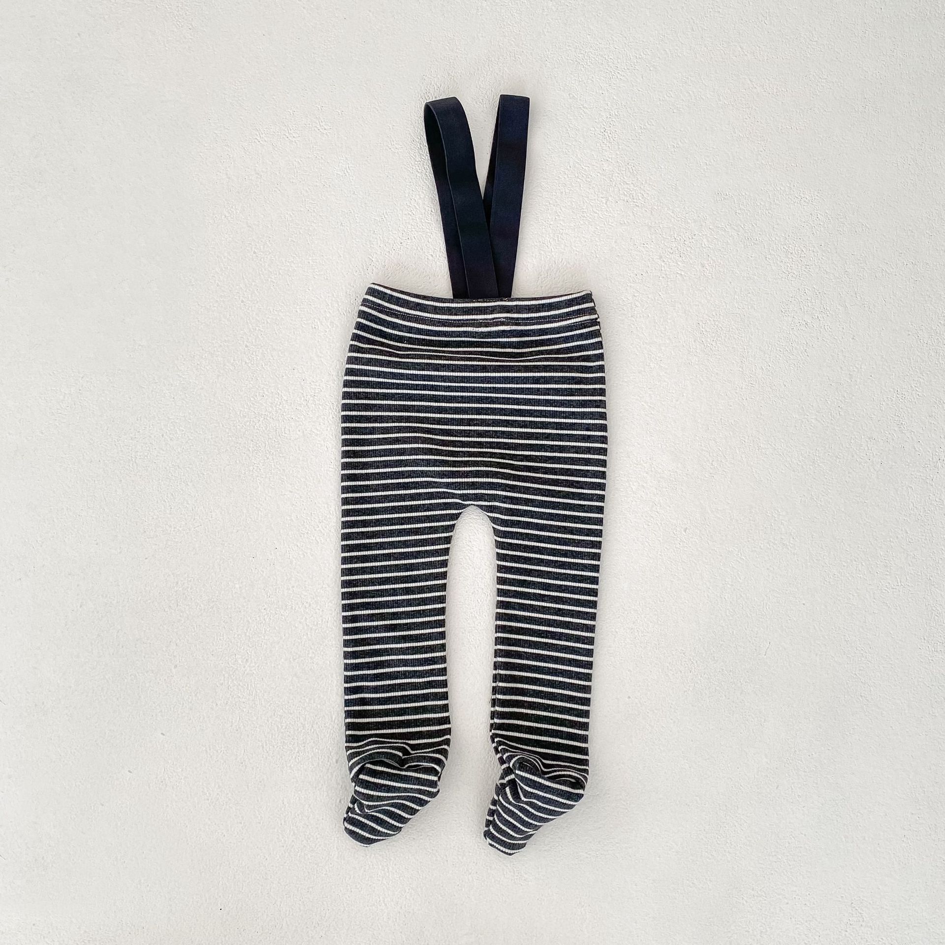 Summer Baby Kids Unisex Sleeveless Solid Color Vest and Leopard Pattern Overalls Clothing Set main image 1
