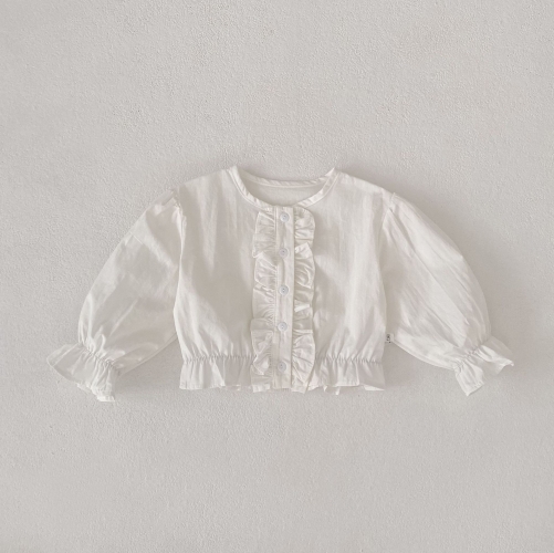 New Arrival Autumn Baby Kids Girls Long Sleeves Solid Color Crew Neck Shirt for Stylish Girls Wholesale