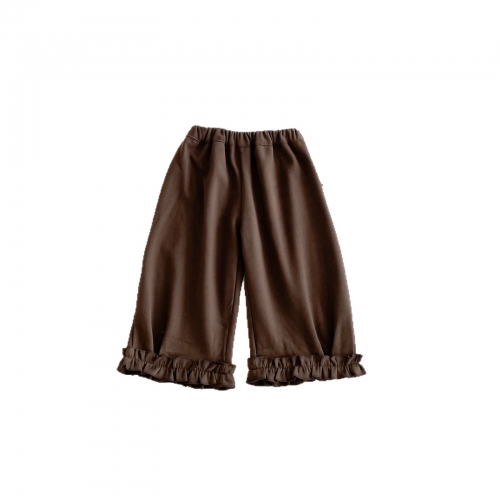 2026 Spring and Autumn New Arrival Baby Kids Girls Solid Color Pants Wholesale