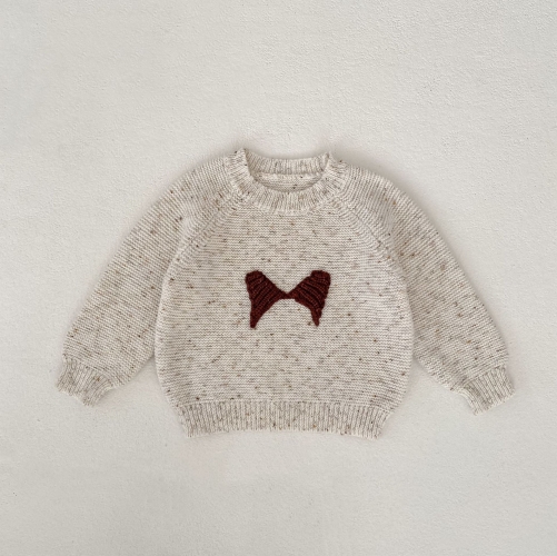 New Arrival Spring and Autumn Baby Kids Unisex Long Sleeves Geometric Pattern Sweater Wholesale