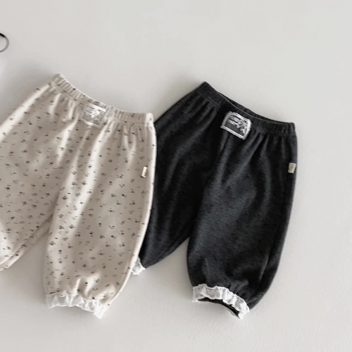 2026 Spring and Autumn New Arrival Baby Kids Girls Floral Pattern Casual Pants Wholesale 2026 Spring and Autumn New Arrival Baby Kids Girls Floral Pattern Casual Pants Wholesale