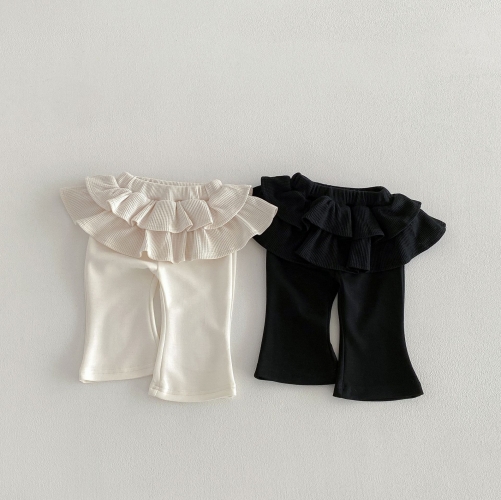 2026 Spring and Autumn New Arrival Baby Kids Girls Solid Color Pants Wholesale