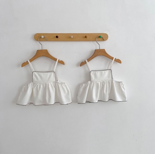 Summer Infant Baby Girls Cute Cat Pattern Sleeveless One Piece Stylish Dress Wholesale