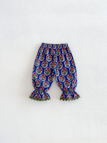 Infant Baby Kids Girls One Piece Floral Pants in Summer Wholesale