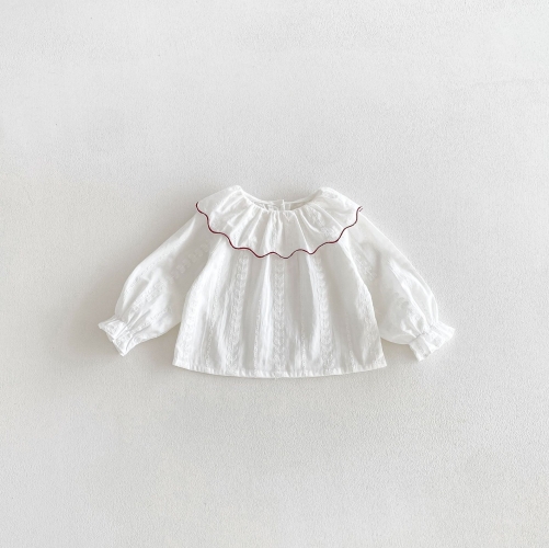 New Arrival Spring and Autumn Baby Kids Girls Long Sleeves Jacquard Pattern Top Wholesale New Arrival Spring and Autumn Baby Kids Girls Long Sleeves Jacquard Pattern Top Wholesale