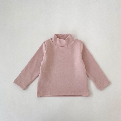 2026 Autumn Infant Baby Kids Unisex Plain and Striped Top Wholesale