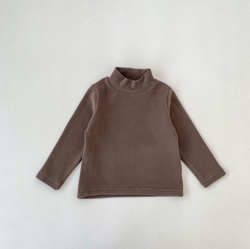 2026 Autumn Infant Baby Kids Unisex Plain and Striped Top Wholesale