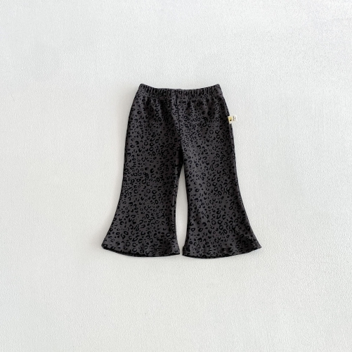 2026 Spring and Autumn New Arrival Baby Kids Girls Leopard Pattern Flared Pants Wholesale 2026 Spring and Autumn New Arrival Baby Kids Girls Leopard Pattern Flared Pants Wholesale