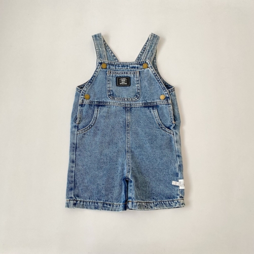 Spring and Autumn Infant Baby Kids Unisex Sleeveless One Piece Denim Overalls Wholesale Spring and Autumn Infant Baby Kids Unisex Sleeveless One Piece Denim Overalls Wholesale