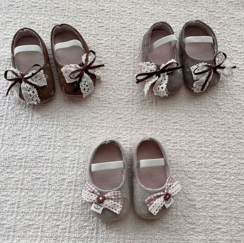 2026 Autumn New Arrival Infant Baby Girls Cute Butterfly-bow Decorated Slip-resistant Toddler Shoes Wholesale 2026 Autumn New Arrival Infant Baby Girls Cute Butterfly-bow Decorated Slip-resistant Toddler Shoes Wholesale