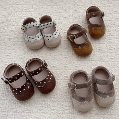 2026 Autumn New Arrival Infant Baby Girls Cute Butterfly-bow Decorated Slip-resistant Toddler Shoes Wholesale