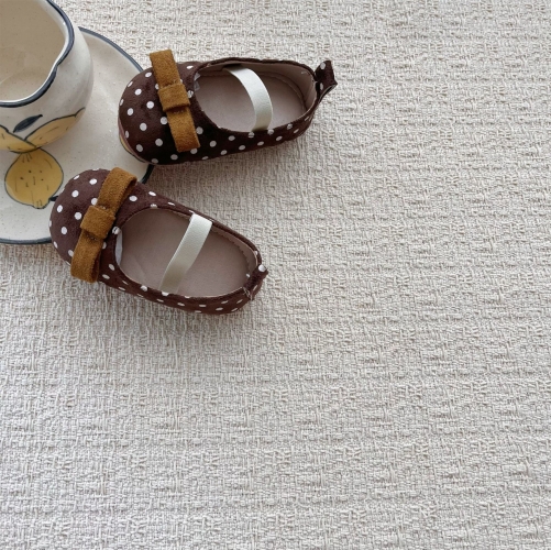 2026 Autumn New Arrival Infant Baby Girls Cute Butterfly-bow Decorated Slip-resistant Toddler Shoes Wholesale