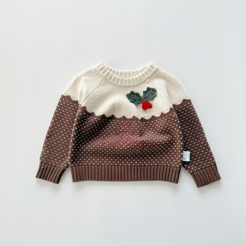 New Arrival Winter and Autumn Infant Baby Kids Girls Christmas Pattern Long Sleeves Knitted Sweater Wholesale New Arrival Winter and Autumn Infant Baby Kids Girls Christmas Pattern Long Sleeves Knitted Sweater Wholesale